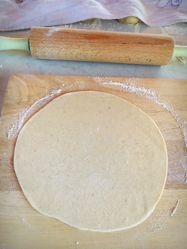 Spelt flour tortilla’s
