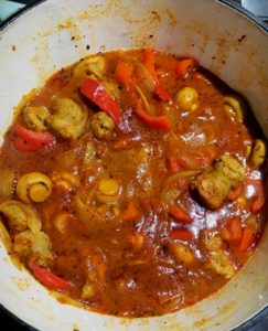 Sausage and Capsicum Casserole