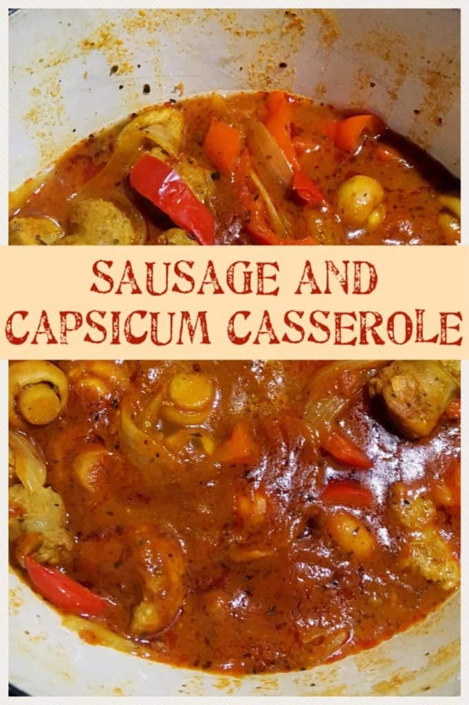 Sausage and Capsicum Casserole