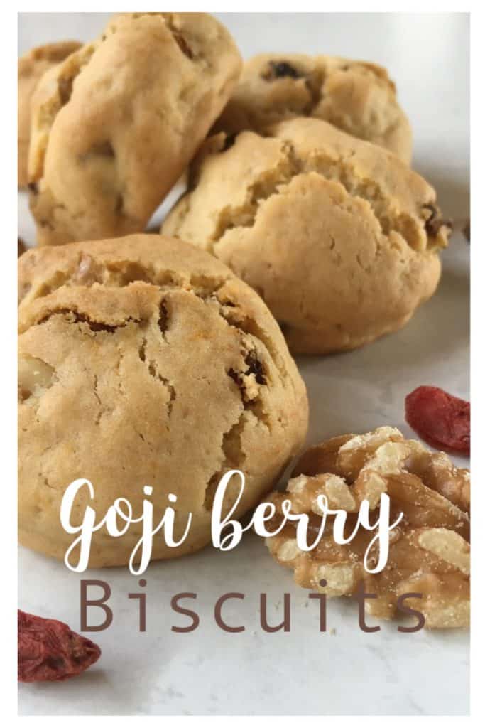 Goji berry biscuits