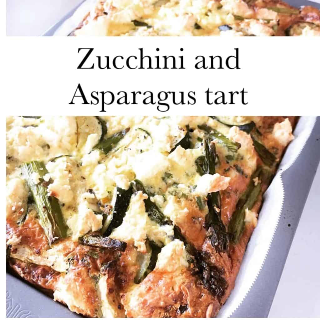 Zucchini and Asparagus Tart