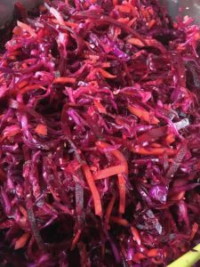 Fermented Beetroot and Cabbage Kraut