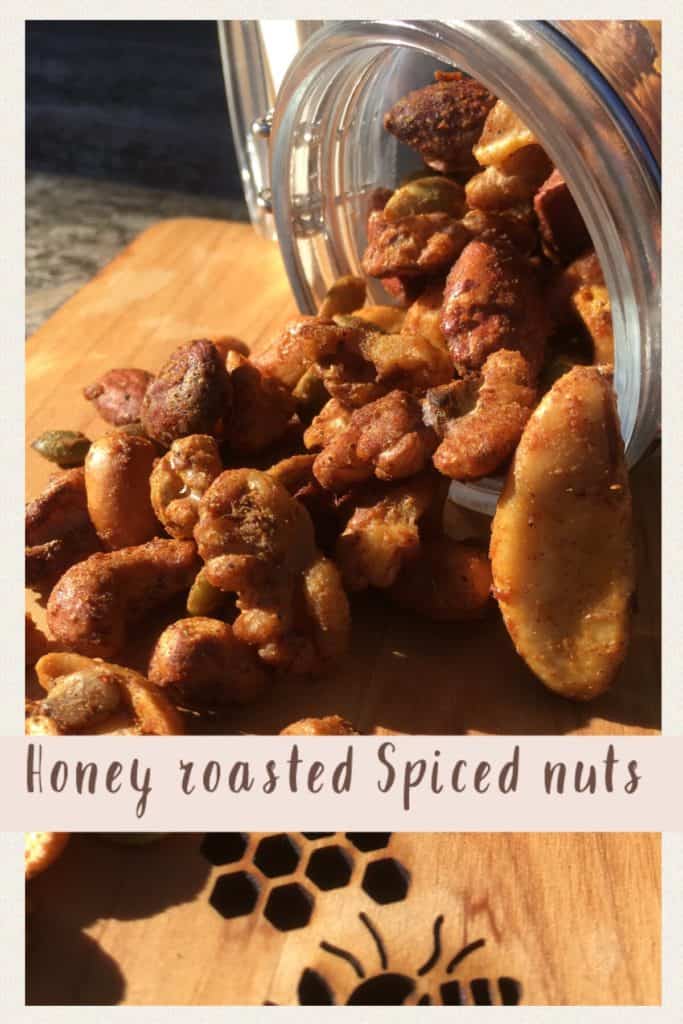 Honey roasted spiced nuts