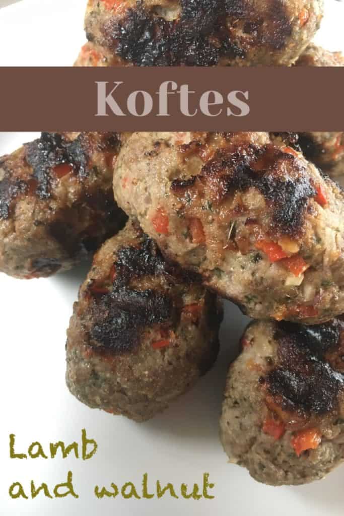 Lamb and Walnut Koftes