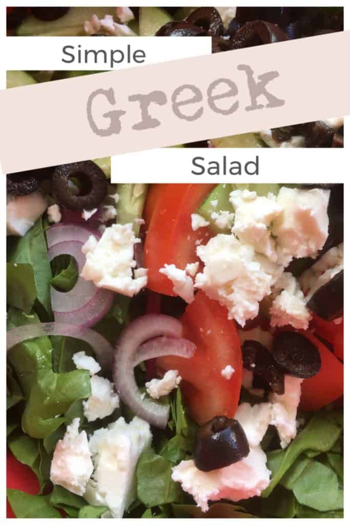 Simple Greek Salad Simple Greek Salad