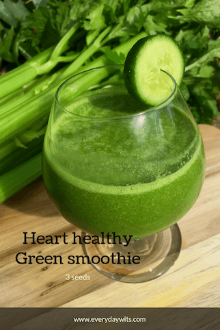 Heart healthy green smoothie