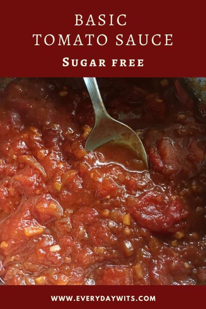 Basic sugar free tomato paste