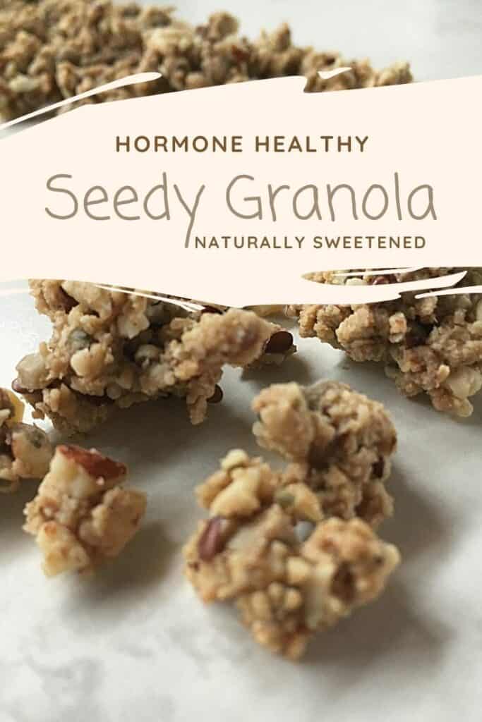 Hormone healthy seedy granola- naturally sweetened- homemade